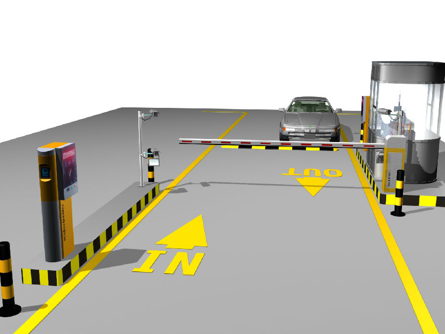 thermisch papier ticketautomaat machine parkeerplaats voertuig opbrengst toegangscontrole system.jpg