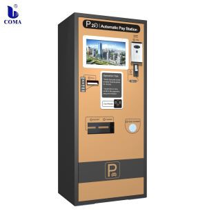 Parking betaling Machine automatisch betalen Station met verandering gegeven