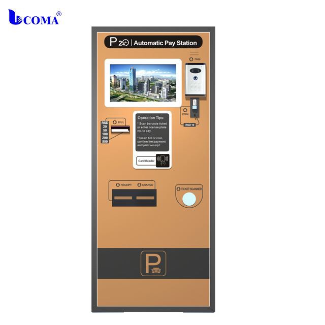 Automatische auto parkeren systeem bill coin geaccepteerd parkeren betalingsmachine