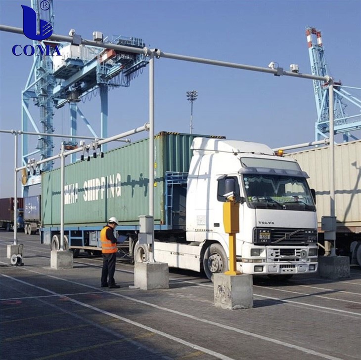 Port Container Number Recognition System Automatisch containerscansysteem